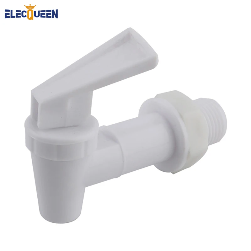 White Plastic Spigot for Bottling Bucket Water Crock and Water