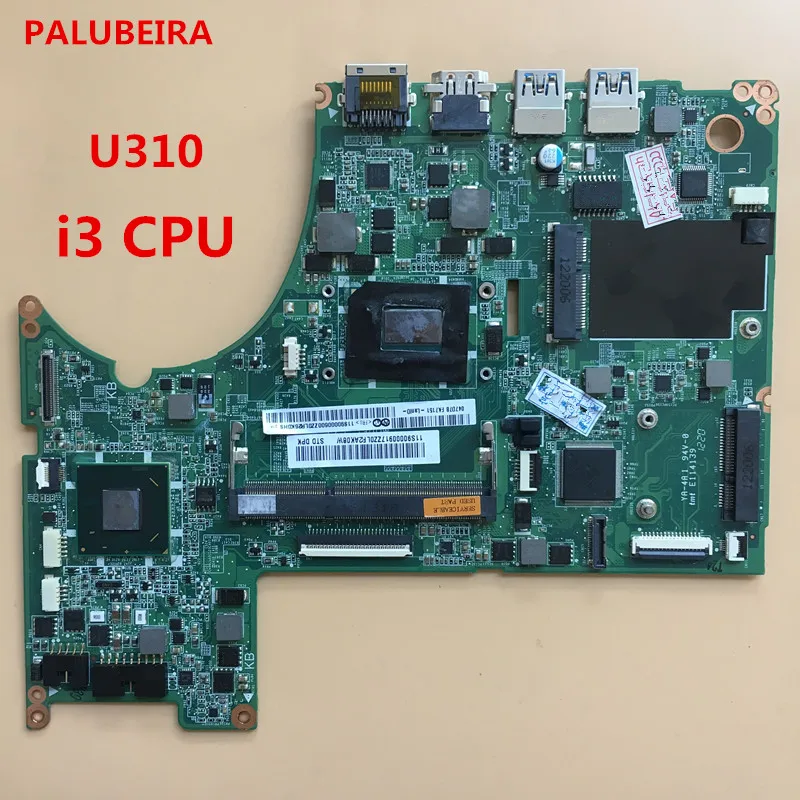 PALUBEIRA Для lenovo U310 loptop материнская плата с процессором i3 11S90000204 DA0LZ7MB8E0 DDR3 Протестировано высокое качество