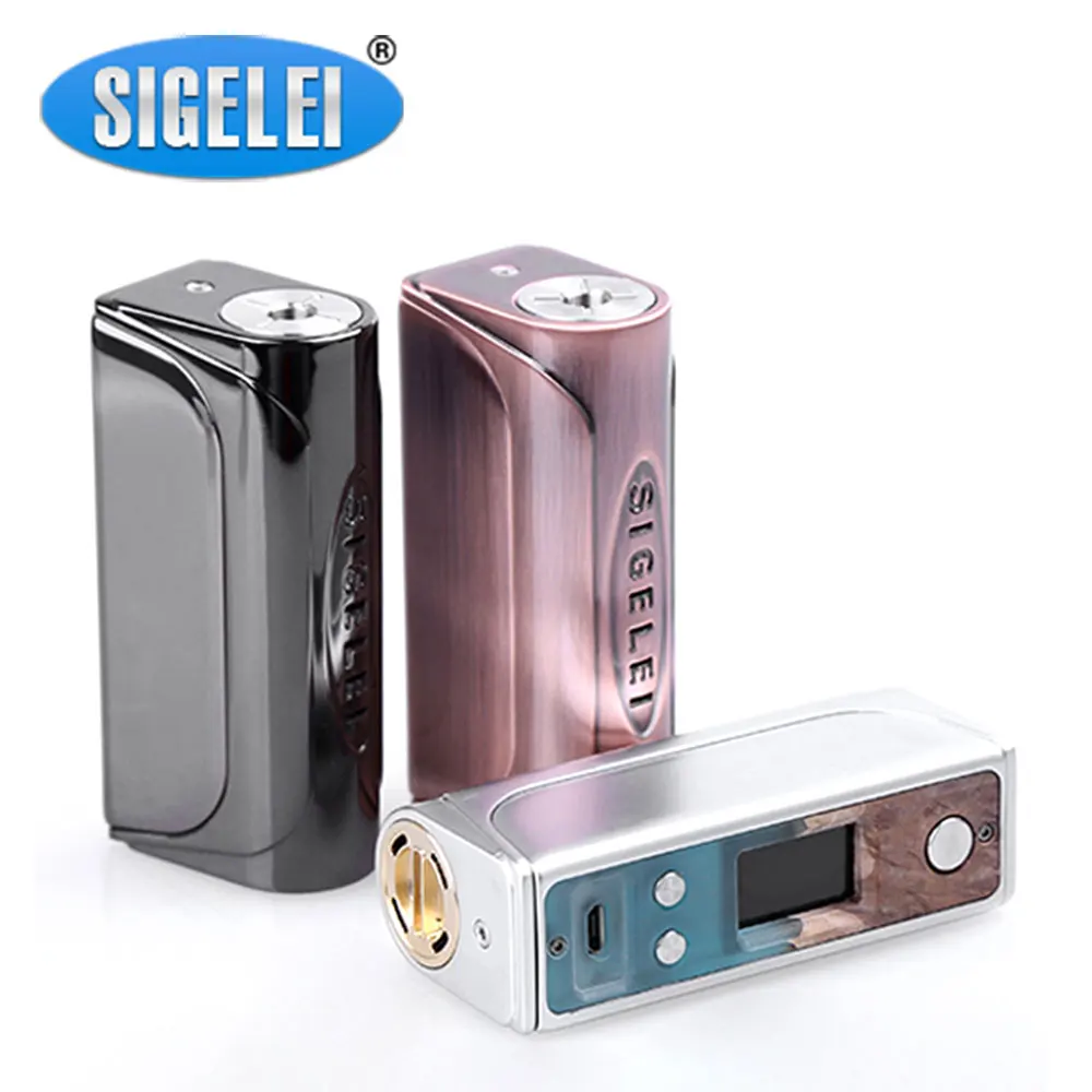 

Original Sigelei Evaya 66W Stabilized Wood TC Box MOD Max 66W Output w/ Comprehensive Output Chip & TFT Screen No Cell Vape Mod
