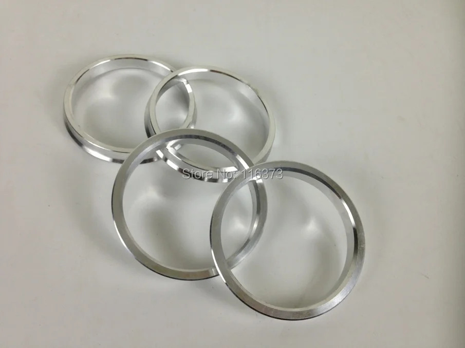 

4PCS 71.12 to 63.4 Hub Centric Rings OD=66.1mm/67.1mm/69.85mm/70.4mm/71.12mm/72.62mm/73mm ID= 63.4 mm Aluminium Wheel hub ring
