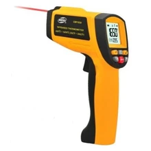 Инфракрасный термометр 200~ 1650 Цельсия 0,1 до 1,00 Регулируемый Бесконтактный лазерный ИК-измеритель температуры тестер