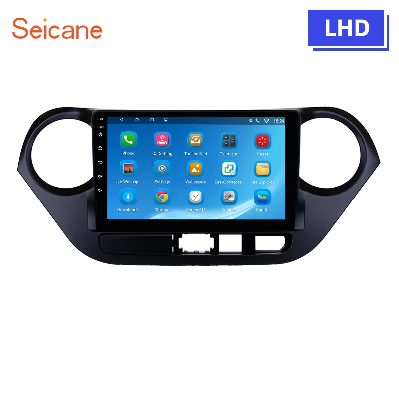 

Seicane Android 7.1/8.1 Car GPS Navigation Radio Multimedia Player For 2013 2014 2015 2016 HYUNDAI I10 Support Bluetooth 3G WiFi