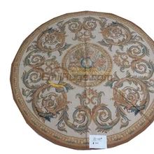 Ковры для спальни круглый ковер из обюссона ручной шерстяные ковры 244 см X 244 см(8x8)-018 8X8 gc125aub yg15