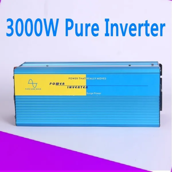 3000W Inversor de onda sinusoidal 12 volt 24 volt 48 volt home inverter 3000W pure sine wave inverter