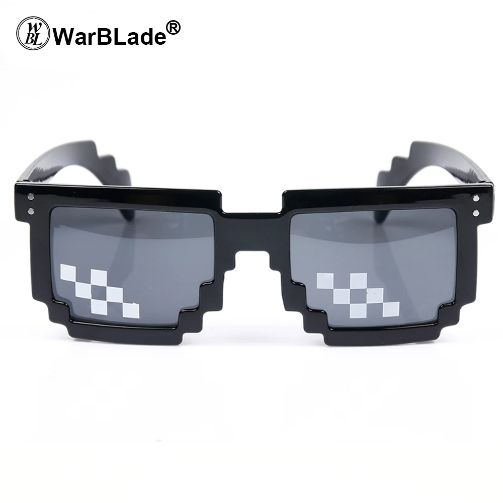 Солнцезащитные очки Deal With It 8 Bit MLG Pixelated для мужчин и женщин Брендовые Thug Life