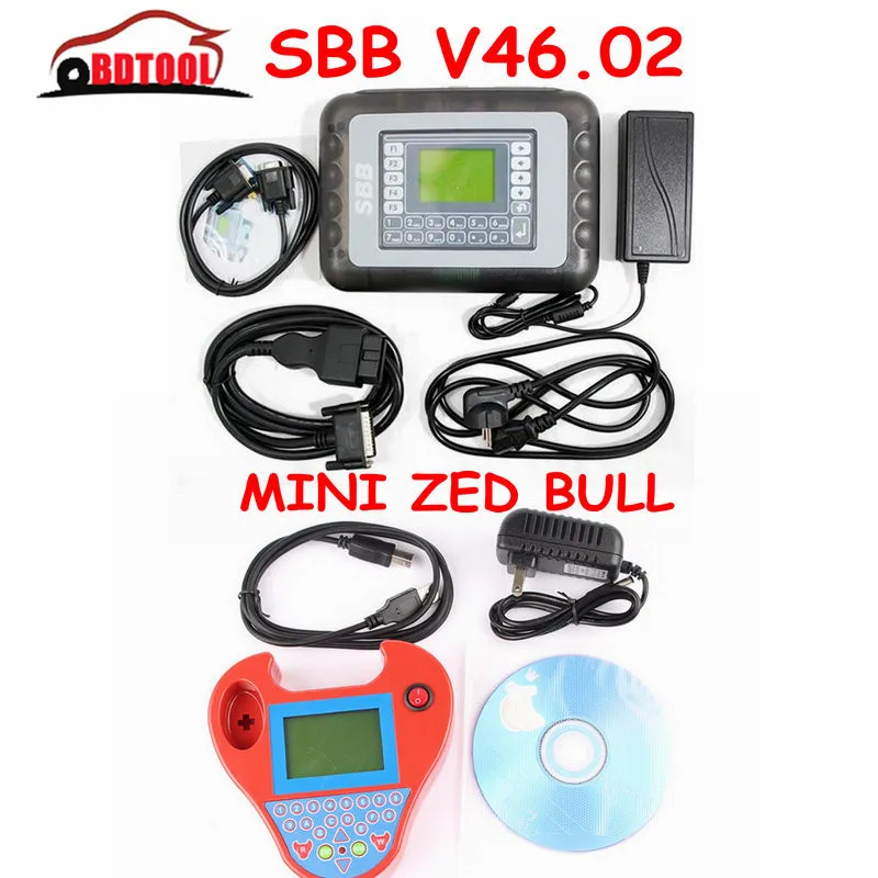

Newest SBB V46.02 auto key programmer MINI ZEDBULL Sbb key programmer V46.02 ZED BULLfree shipping