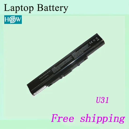 A42-U31 Аккумулятор для ноутбука Asus U41 U41E U41F U41J U31 U31E U31F U31J X35 X35F X35J X35JG | Компьютеры и