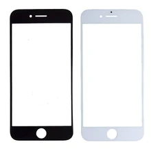 10pcs/lot LCD Screen Glass For iPhone 7 Front Outer Glass Lens for iPhone 7 Plus Replacement Front Glass Lens Outer Black White