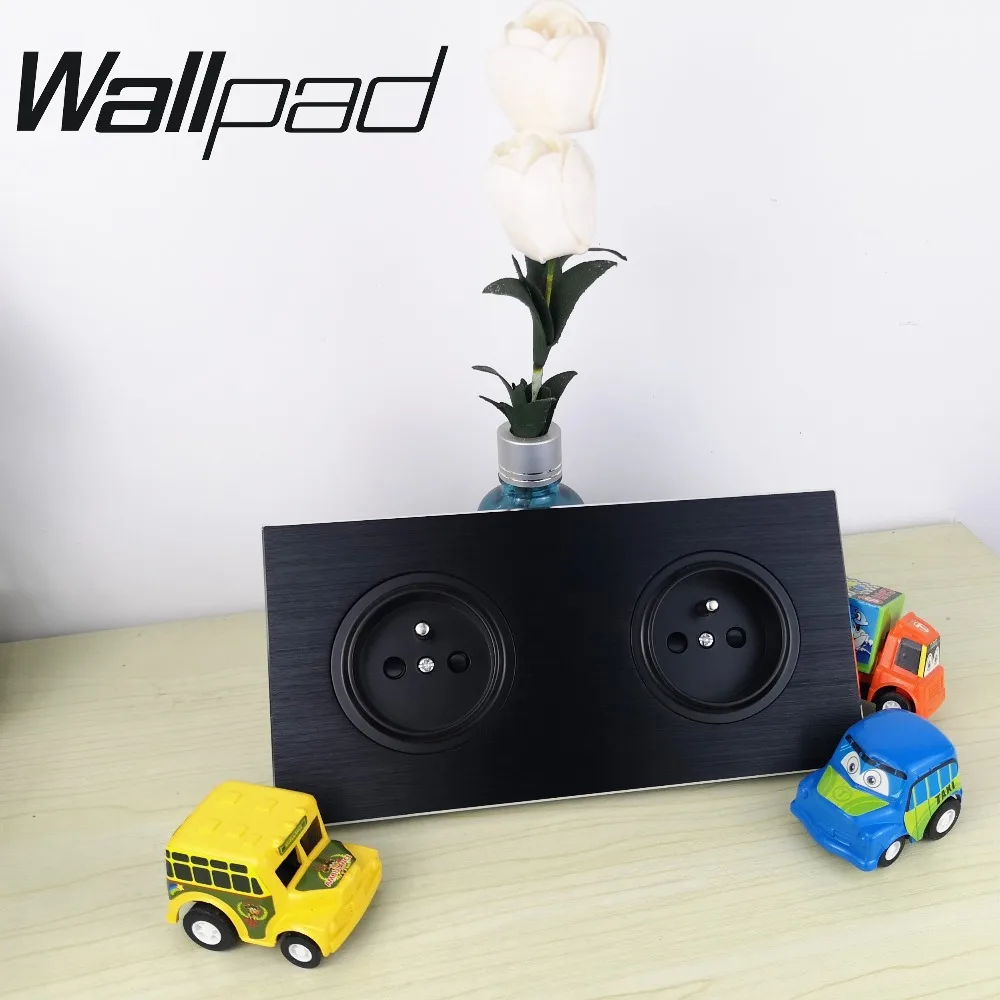 De Metal, UE Parede Francesa, 86*86mm, Marrom