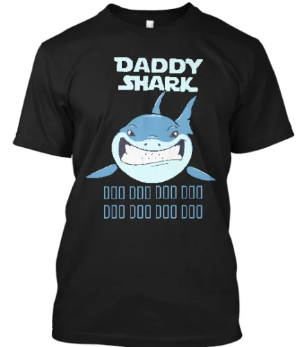 Daddy Shark Doo Dad Gift Idea Week Новинка забавная футболка мужские футболки летний Стиль