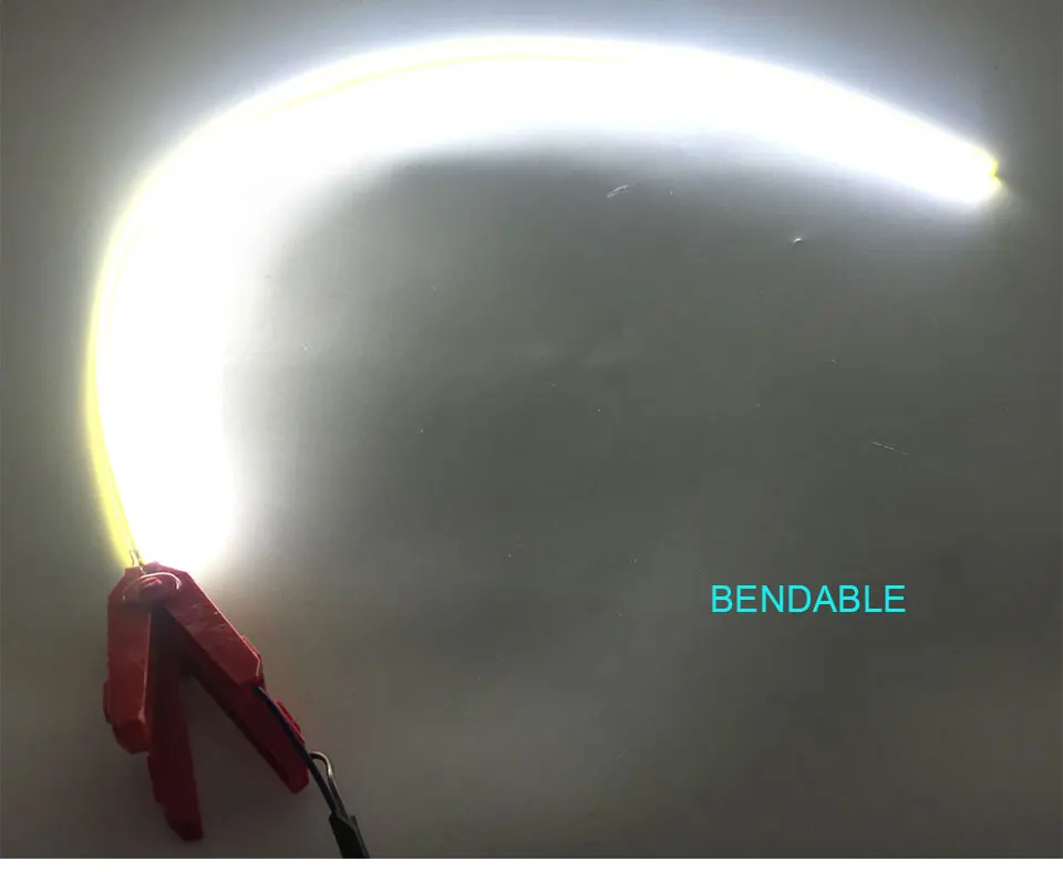 10pcs 300x6MM LED Light Strip COB Chip On Board Lighting Source for Car Signal Decor Lamp Dimmable Auto Lighting Bulb 30cm 300mm (19)