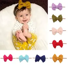 2019 New Arrival 7'' Hair Bows Hairband Texture Nylon Headbands For Girls Soft Solid Elastic Kids DIY Hair Accessories 2019 New Arrival 7'' Hair Bows Hairband Texture Nylon Headbands For Girls Soft Solid Elastic Kids DIY Hair Accessories