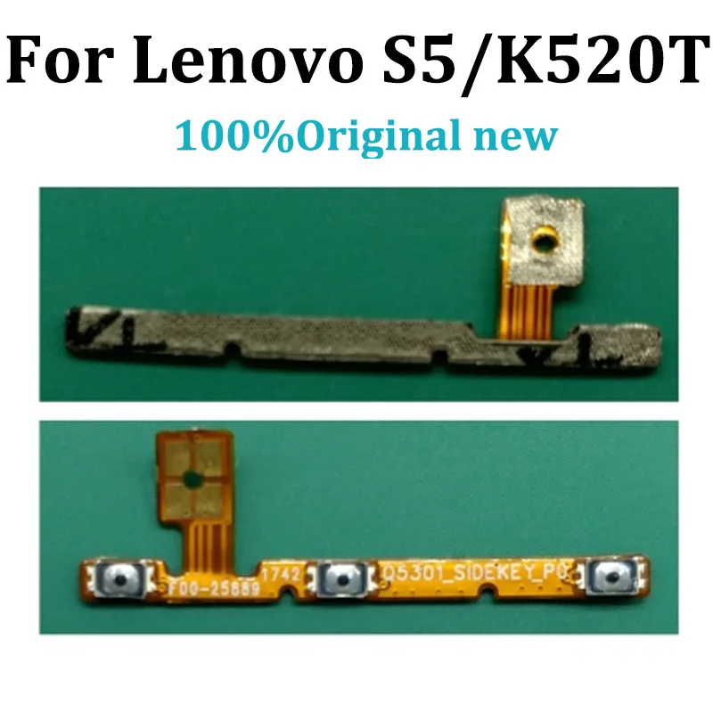 2 шт. для lenovo S5 Боковая кнопка шлейф S 5/K520T Мощность объем кнопки включения /OFF