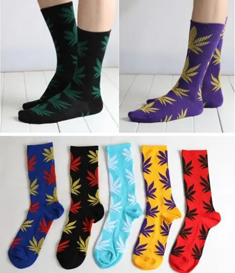 

23 Colors Casual Weed Socks Men'S Skateboard Cotton Casual Hip Hop Long Socks For Women And Men Socks