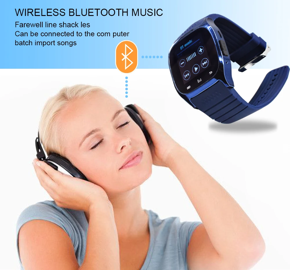 M26 Bluetooth Clock Smart Watches Android Wearable Devices Waterproof LED Display 32GB Memory For Android#C0 M26 Bluetooth Clock Smart Watches Android Wearable Devices Waterproof LED Display 32GB Memory For Android#C0