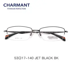 Charmandt чистый титановый оправа для очков для мужчин из бета-титанового сплава оправа для глаз женские полуоправы очки для коррекции зрения