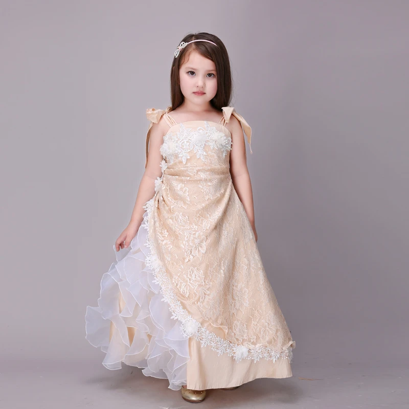children's blush bridesmaid dresses