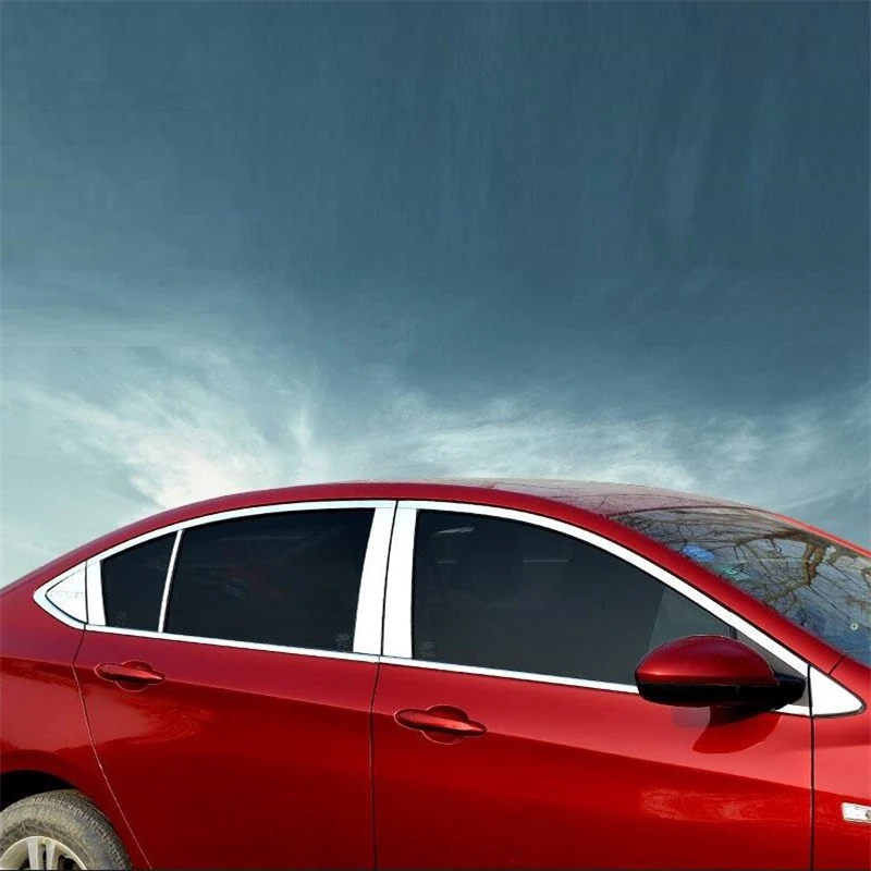 

Chromium Automovil Decorative Body Window Exterior Dashing Accessory Modification Mouldings Car 19 FOR Chevrolet Cavalier