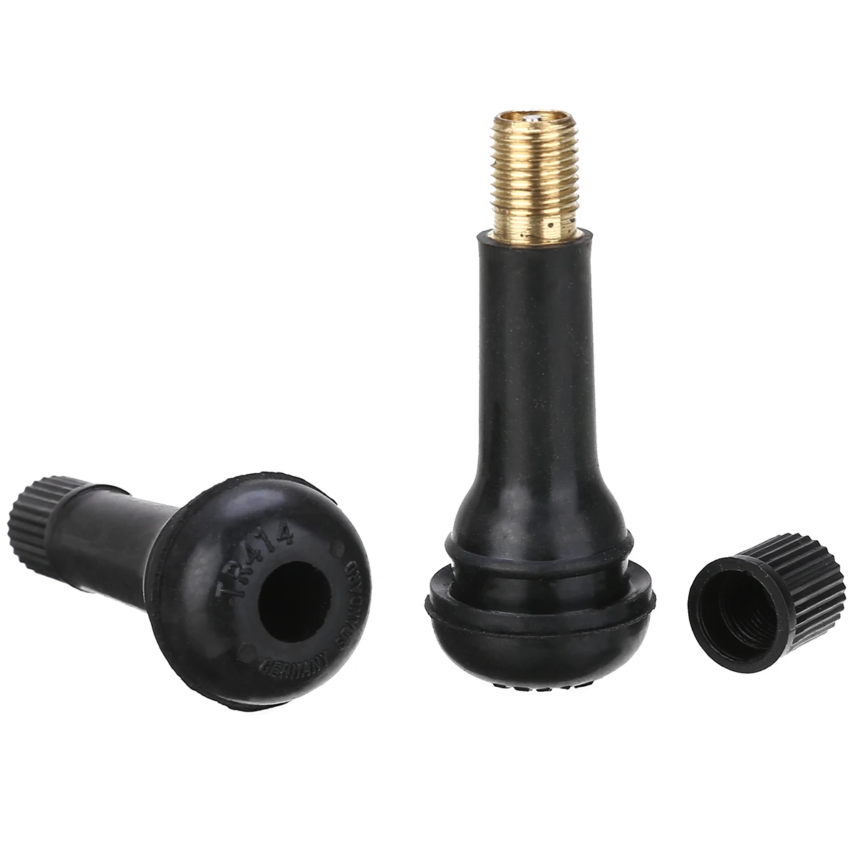 New Arrival 10pcs TR414 Rubber Snap-in Tubeless Tyre Tire Valve Car Trailer Light Truck Wheels Tires Parts