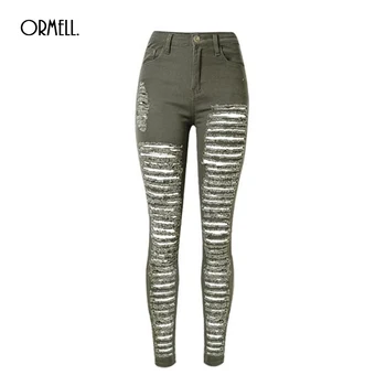 

2016 New Fashion Jeans Women Pencil Pants High Waist Jeans Sexy Slim Elastic Skinny Pants Trousers Fit Lady Jeans Plus Size