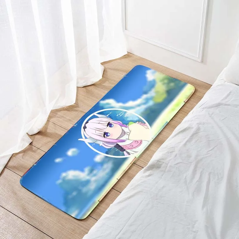 Напольный коврик Kobayashi-san Chi no Maid Dragon 120x40 см ковер Декор для спальни Аниме Манга 001 |