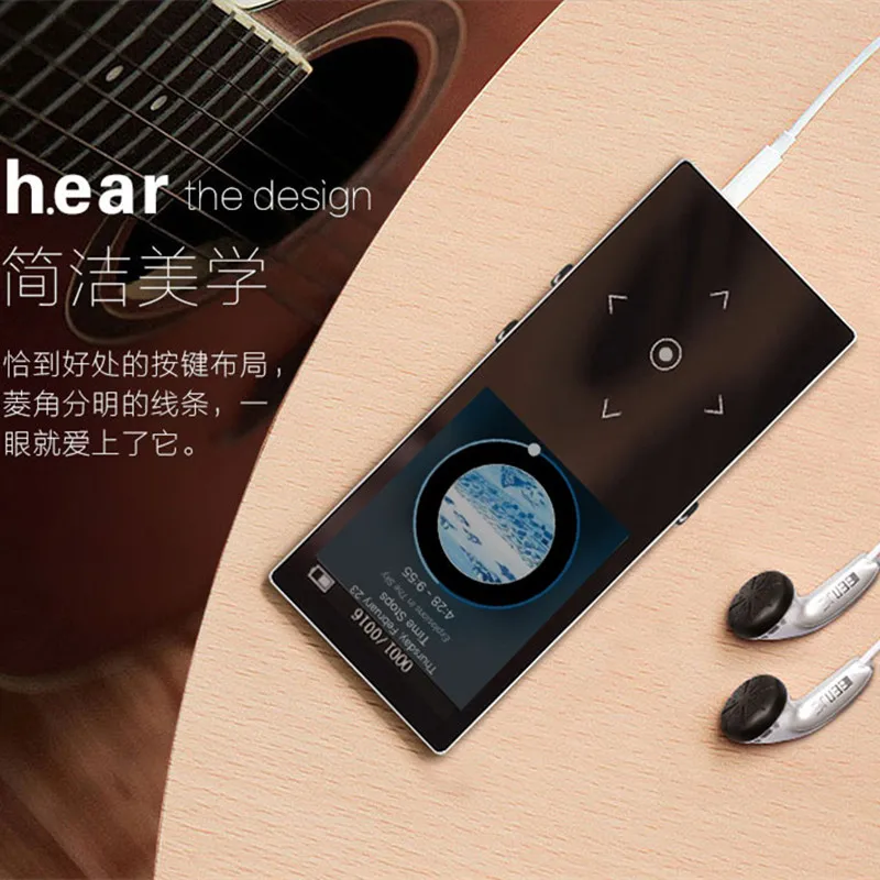BENJIE K8 8G mp3 музыкальный плеер ультра тонкий сенсорный экран MP3 HIFI без потерь 1 8
