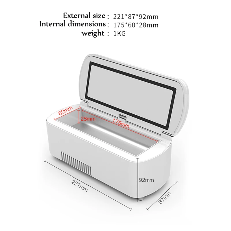 Медицинский холодильник инсулина/небольшой холодильник портативный холодильник, холодильная установка
