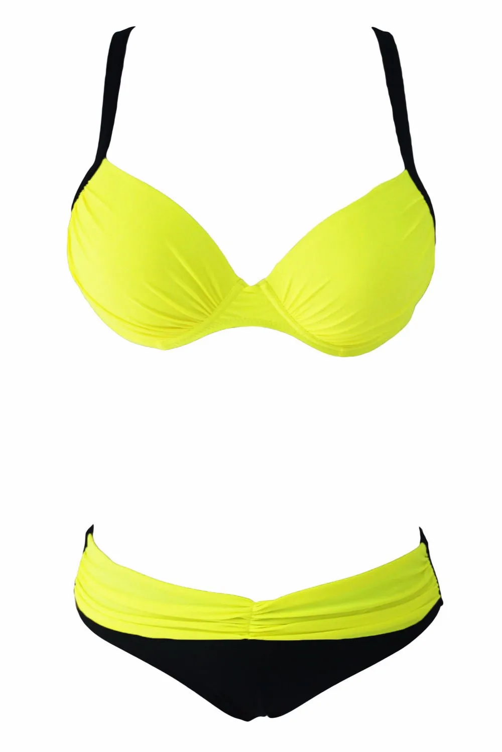 Sexy-Yellow-Padded-Gather-Push-up-Bikini-Set-LC410077-7-2