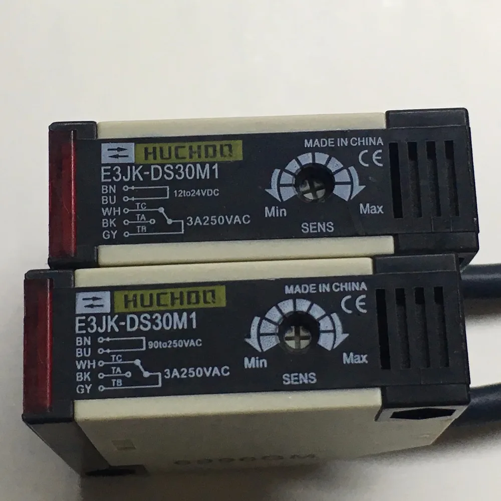 2 шт. E3JK-DS30M1 12 В 24 В 220 В 5 Провода диффузное отражение фотоэлектрический переключатель сенсор