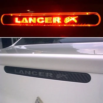 

High Mounted Stop Brake Lamp Light Carbon Fiber Stickers And Decals Car-Styling For Mitsubishi Lancer EX EVO Accessories
