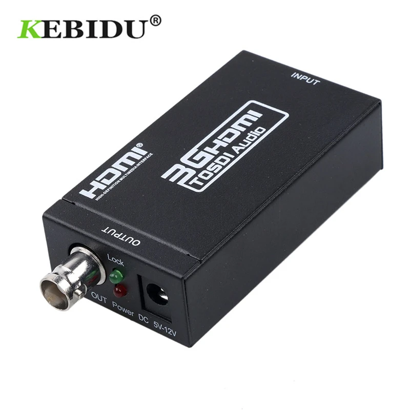 

KEBIDU Mini 3G HDMI to SDI Converter Box HDMI to SDI HD-SDI 3G-SDI Adapter EU/US Plug Wholesale