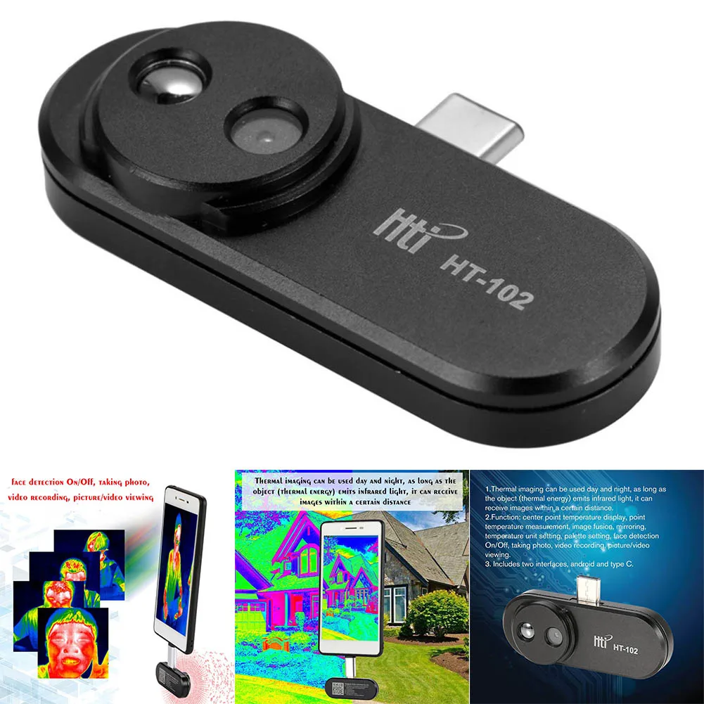 

Mobile Phone External Thermal Imager Handhold Infared Imager for Android Phone @JH