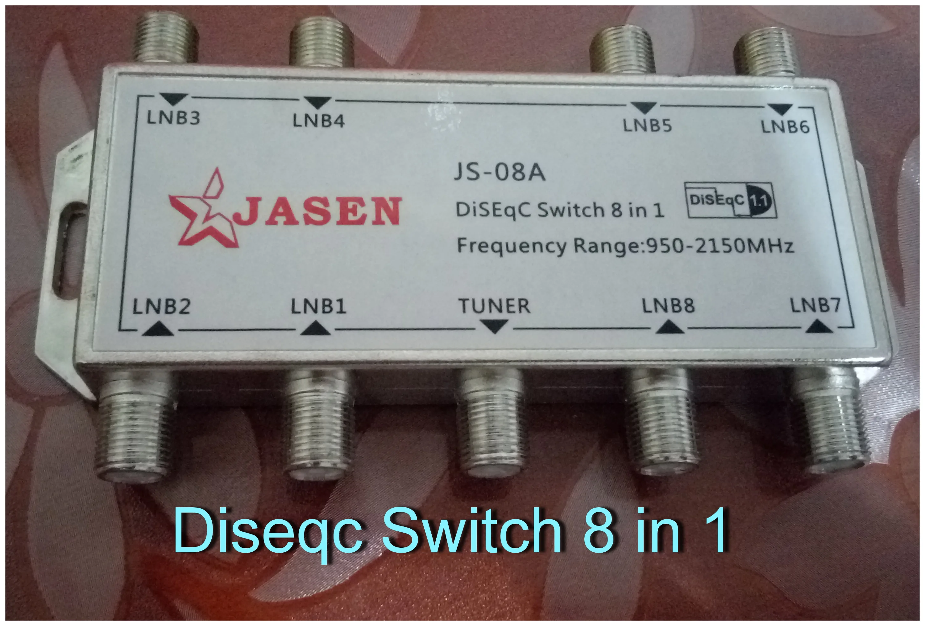 JS-81  DiSEqC ġ 8X1 ø ǰ   FTA TV LNB ġ  ű