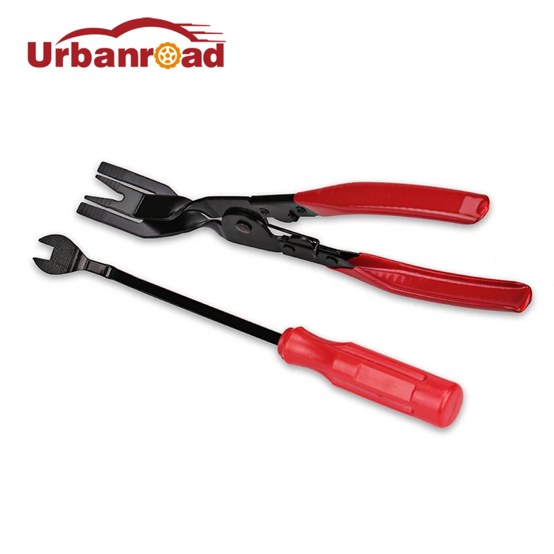 Urbanroad 1 set Plastic Auto Clip Removal Pliers Screwdriver Plastic