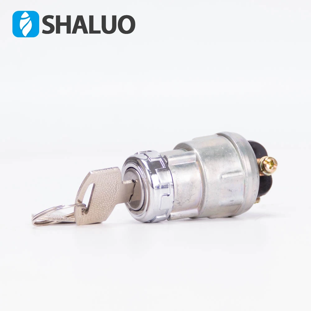 SHALUO Generator Set Universal Lgnition Switch Key with 2 lock JK423in