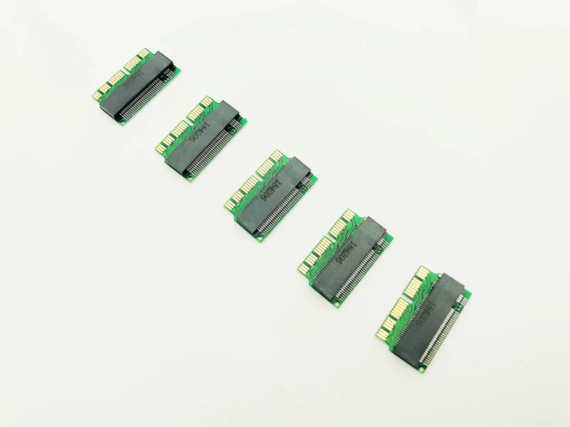 5 шт. M key M.2 PCI e AHCI SSD адаптер карта для 2013 2014 2015 MACBOOK Air A1465 A1466 Pro A1398 A1502 A1419 NGFF MD711