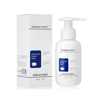 

New Vitamin C Facial Amino Acid Cleanser oil control Blemish Wrinkle Reducing Exfoliating Gel Anti Aging Face Wash Clear Pores