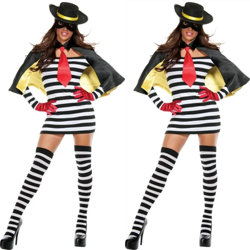 Bandit Beauty Ladies Fancy Dress Mask of Zorro Mexican Womens Halloween