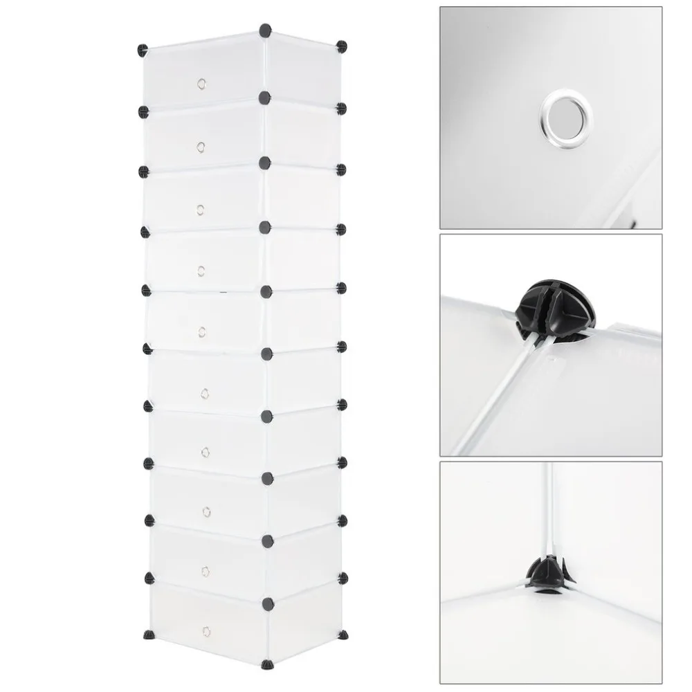 

Newest 10 Layers DIY Shoe Rack Interlocking Shoe Rack Closet Wardrobe Standing Storage Organiser DIY Plastic Storage Wardrobe