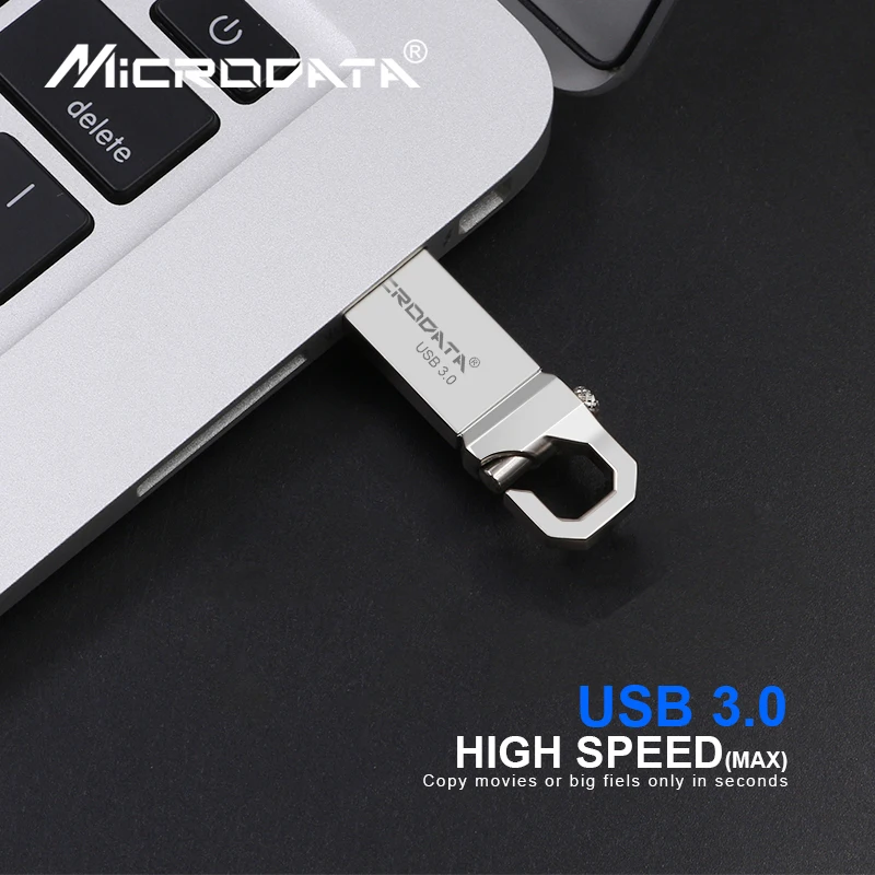 USB 3,0 Металлический флеш-накопитель 32 Гб 64 Гб 128 ГБ брелок для ключей Водонепроницаемая usb ручка 16 Гб USB карта памяти Флэш-Диск высокоскоростной 3,0
