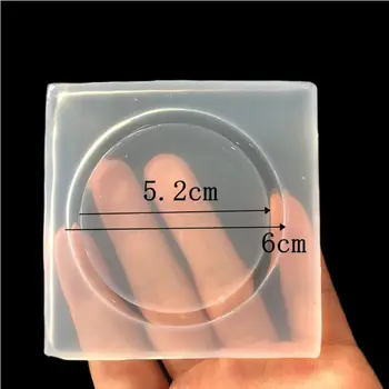 

Free shipping Wholesale 5cm/2" Round Circles Pendant Bracelet Silicone Resin Mold Jewelry Making Tools