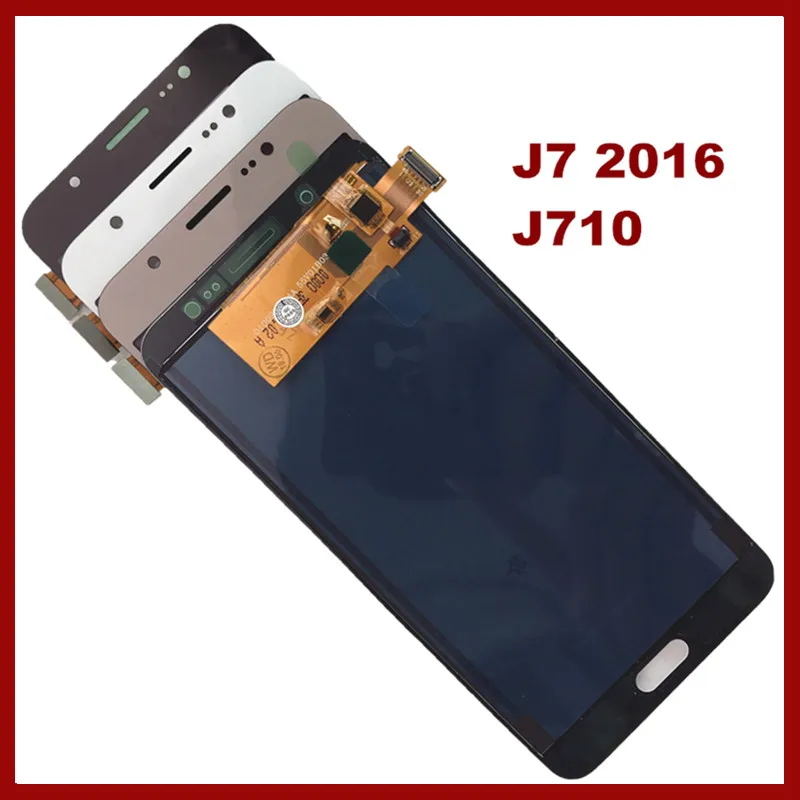 

For Samsung Galaxy J710 LCD J7 2016 J710F SM-J710F J710FN J710M Display Touch Screen Digitizer Replacement For Samsung J710 LCD