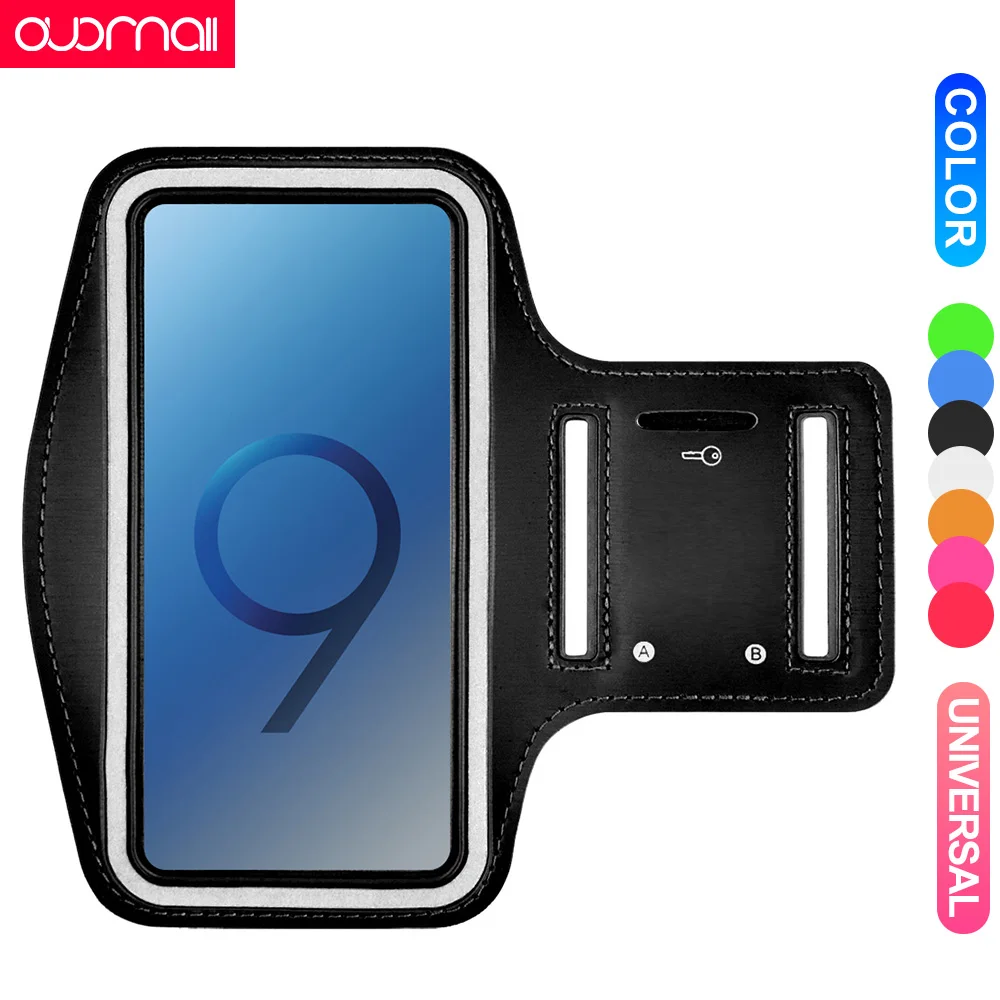 

Universal Sport running ArmBand phone for Samsung Galaxy S10 S9 S8 Note10 9 8 Sports arm bag cover outdoor Cycling Workout Case