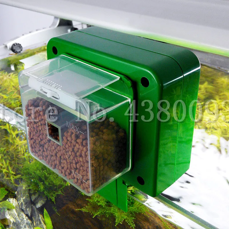 1pcs Plastic Automatic Feeder Digital Tropical Fish Food Auto