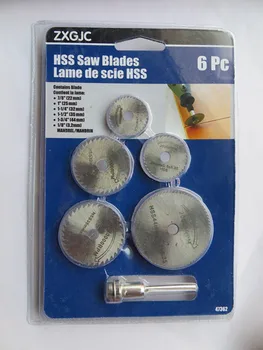 

For grinding HSS grinders hanging piece can cut the wood plastic Aluminum Alloy slice 6PC, 7PC