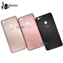 6,0 дюймов для BBK Vivo V7 Plus 1716/V7+/Vivo Y79 Y79A задняя крышка батарейного отсека, Крышка корпуса, чехол, запчасти для объектива заднего стекла