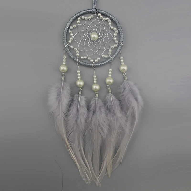 Nordic small dream catcher car dream catcher handmade dreamcatcher white moon dreamcatcher gift for girls for kids for women