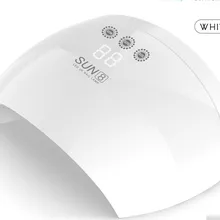 Умный датчик 30 Вт УФ светодиодный светильник для ногтей Портативный Лак быстрое сушильное устройство 28 светодиодный s свет интеллектуальное отверждение инструмент для маникюра