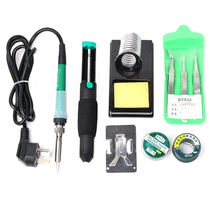 LAOA 25W/35W Ceramic Long Life Iner heat Electric Soldering Iron hot gun soldering rework station Welding tools