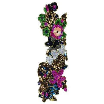 

10pieces Sequin Flower Embroidery Lace Applique Motif African Cord Patches Waist Badges Embellishment for Dance Dress T2777